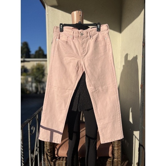 Banana Republic Denim - Banana Republic Premium Denim Girlfriend Cropped Straight Leg Jeans, Women's 29